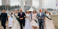 Фото: как встречали ВИП-гостей на Сабантуе в Челнах - Chelny-Biz.Ru